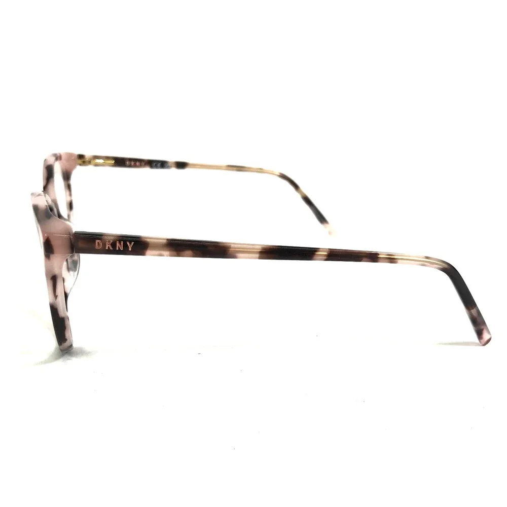 DKNY Eyeglasses Frames DK5003 265 Pink Tortoise Cat Eye Full Rim 53-16-135
